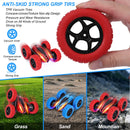 GAOMON 2Pack RC Stunt Car Watch Gesture Sensor Car Blue+Red