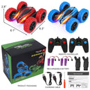 GAOMON 2Pack RC Stunt Car Watch Gesture Sensor Car Blue+Red