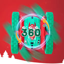 GAOMON 2Pack RC Stunt Car High Speed Remote Control Car for Xmas Green+Red