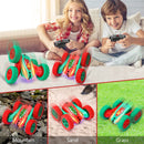 GAOMON 2Pack RC Stunt Car High Speed Remote Control Car for Xmas Green+Red