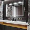 GAOMON LED Bathroom Mirror 24 x40 Large Dimmable Wall Mirrors with Front & Backlight Anti-Fog Shatter-Proof