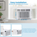 GAOMON Air Conditioner 10000 BTU Turbo Fast Cooling AC Unit Remote App Control