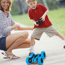 GAOMON Remote Control Car RC Stunt Car Double Sided Crawler Vehicle Blue