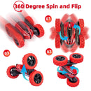 GAOMON Remote Control Car RC Stunt Car Double Sided Crawler Vehicle Red