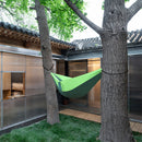 GAOMON Outdoor Camping Hammock Nylon Parachute Fabric Double-Layer Sleep Hammock - Green