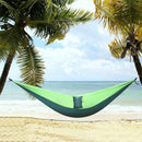 GAOMON Outdoor Camping Hammock Nylon Parachute Fabric Double-Layer Sleep Hammock - Green