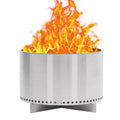 GAOMON 20.5 Inch Smokeless Fire Pit For Outdoor Wood Burning Without Handle Portable Stainless Steel Camping Stove