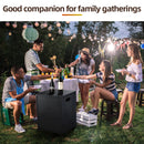 GAOMON Propane Metal Tank Cover Table for Gas Fire Pits Gas Tank Holder Storage Side Table for 20 Pound Propane Tank