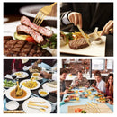 GAOMON 20 Piece S592 Stainless Steel Kitchen Flatware Set - Gold