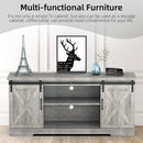 GAOMON Modern Farmhouse Sliding Barn Door TV Stand