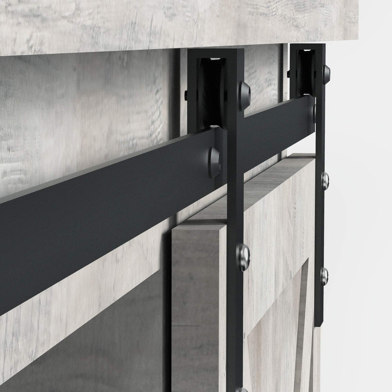 GAOMON Modern Farmhouse Sliding Barn Door TV Stand
