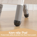 GAOMON Kids Chair, 3 Level Height Adjustable Kid Chair, Plastic Toddler Chairs for Children Boys Girls Age 2-6, Suitable for Home Family Classroom Nursery Indoor Use (2 Pack, Grey), UPC: 198290607532