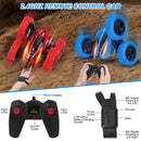 GAOMON 2Pack RC Stunt Car Watch Gesture Sensor Car Blue+Red