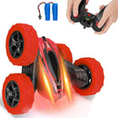 GAOMON Remote Control Car 1165A RC Stunt Car Toy Double Sided 360 Rotating Vehicle Blue