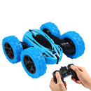 GAOMON Remote Control Car 1165A RC Stunt Car Toy Double Sided 360 Rotating Vehicle Blue