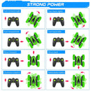 GAOMON 2PACK RC Stunt Car Remote Control Car with Wheel Lights Blue+Green