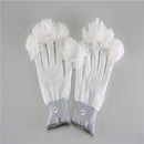 GAOMON Premium LED Lighting Gloves Flashing Fingers Battery Powered One Pair