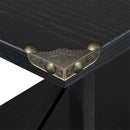 GAOMON 2 Tier Console Table Household Desk Furniture Black