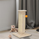 GAOMON 21" Cat Pet Climbing Frame with Ball Climbing Mount Beige