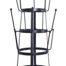 GAOMON Stylish Storage Rack Stand Kitchen Steel Holder Organizer Black