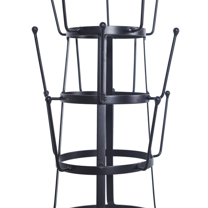 GAOMON Stylish Storage Rack Stand Kitchen Steel Holder Organizer Black