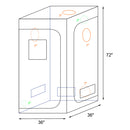 GAOMON 90x90x180cm Household Plant Growing Tent with Observation Window Convenient Hydroponic Shed