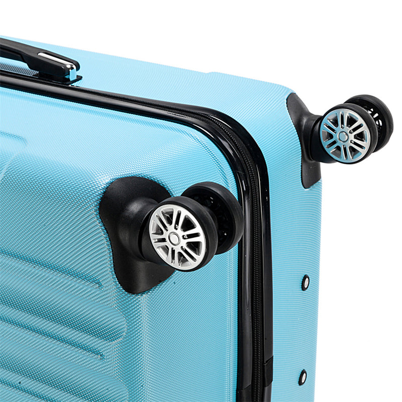 GAOMON 3pcs 3-in-1 Large Capacity Traveling Storage Suitcase Blue