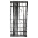 GAOMON 48" Basics Play Area Foldable Metal Pet Wire Fence 8 Pieces with Open Doors Black