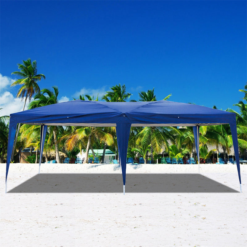 GAOMON 3x6m 4 Window Practical Waterproof Folding Tent Sunscreen Windproof Easy Set up Large Family Tents