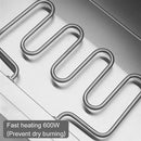 ZOKOP 10.6QT/10L 2 Cells Bain Marie Food Warmer XTC1P-1/2 110V 600W Silver