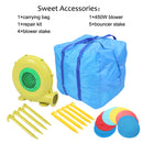 GAOMON Inflatable Bouncer with Air Blower Colorful