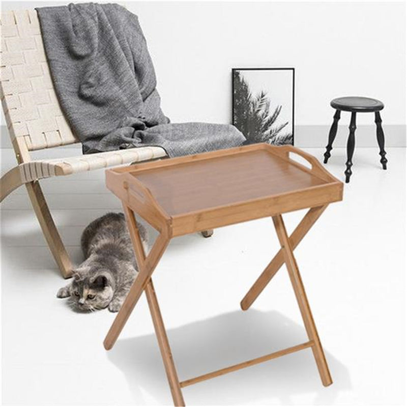 GAOMON Floor-standing Foldable Dining Table for Living Room Balcony