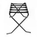 GAOMON Portable Metal Luggage Rack 100 Lbs Load Capacity Heavy Duty Nylon Straps 680x400x560mm