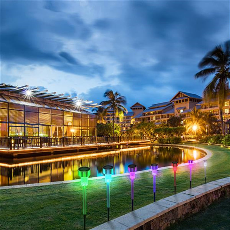 GAOMON 24pcs Tube Light Garden Lawn Light Solar Light