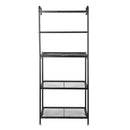 GAOMON 4-tier Kitchen Shelf with Wire Mesh Storage Rack Black