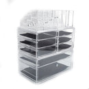 GAOMON 3pcs/set Transparent Cosmetic Storage Rack Transparent
