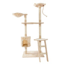 GAOMON Multi-level Cat Tree Condo Cat Climbing Frame for Kittens Cats Pets Beige