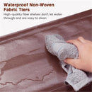 GAOMON 8 Layers Shoe Rack 100cm Brown