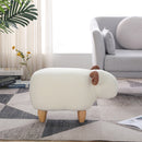 GAOMON Kids Decorative Animal Storage Stool Home Cartoon Chair White