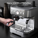 GAOMON Espresso Machine with Milk Frother and Grinder 15 Bar Automatic Espresso Coffee Machine Coffee Maker