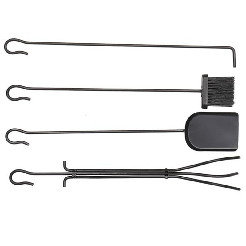 GAOMON Fireplace Stove Tools 5-in-1 Hook Bracket Black
