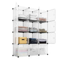 GAOMON Storage Shelf 4 Layers 12-Cube 35x35x35 Cube Storage Cabinet with Door