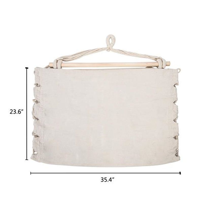 GAOMON Hammock Chair Durable Hanging Chair with Two Pillows Beige
