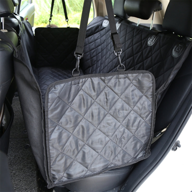 GAOMON Pet Seat Cover with Zipper Adjustable Waterproof Anti-UV Black