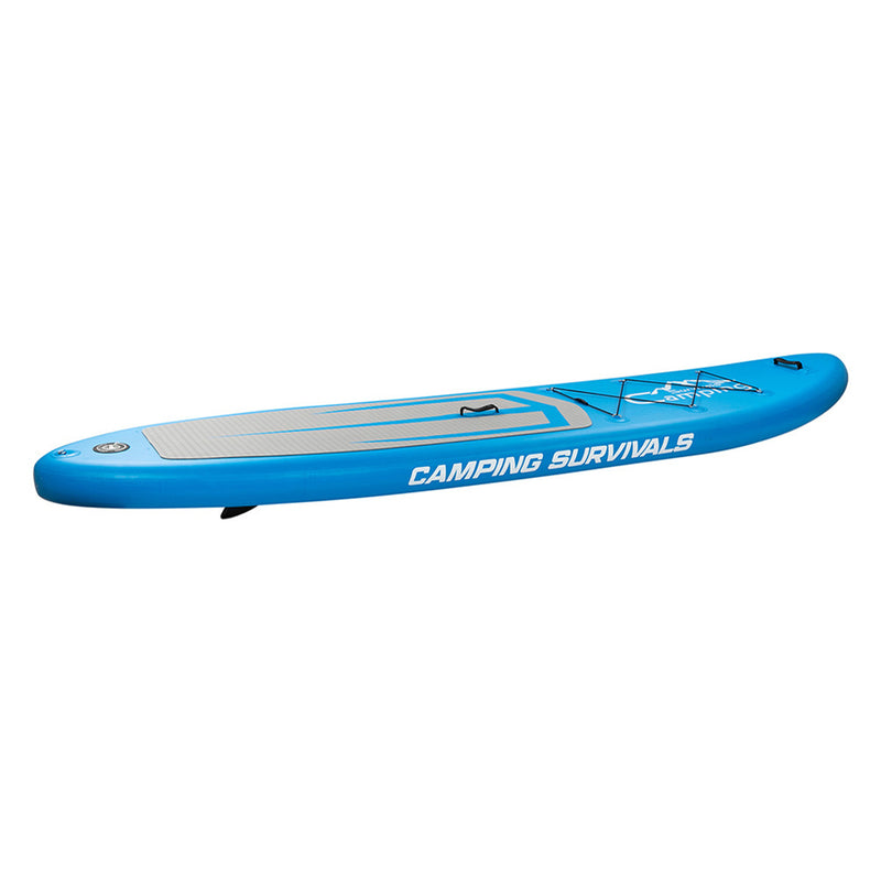 GAOMON Inflatable Stand Up 11ft Paddle Board with Removable Fin Surfboard Sup Blue Gray