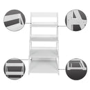 GAOMON 4-tier Plant Stands Ladder Style Waterproof Corner Plant Shelf White