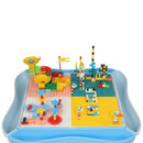 GAOMON Kids Activity Table Set Building Block Table with Chair