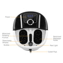 GAOMON Foot Bath with Touch Screen Digital Display Automatic Roller Black