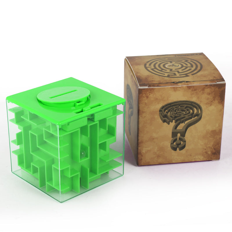 GAOMON Kids Money Saving Puzzle Maze Box Blue