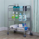 GAOMON 3 Layer Removable Storage Cart 44 x 26 x 62cm Silver